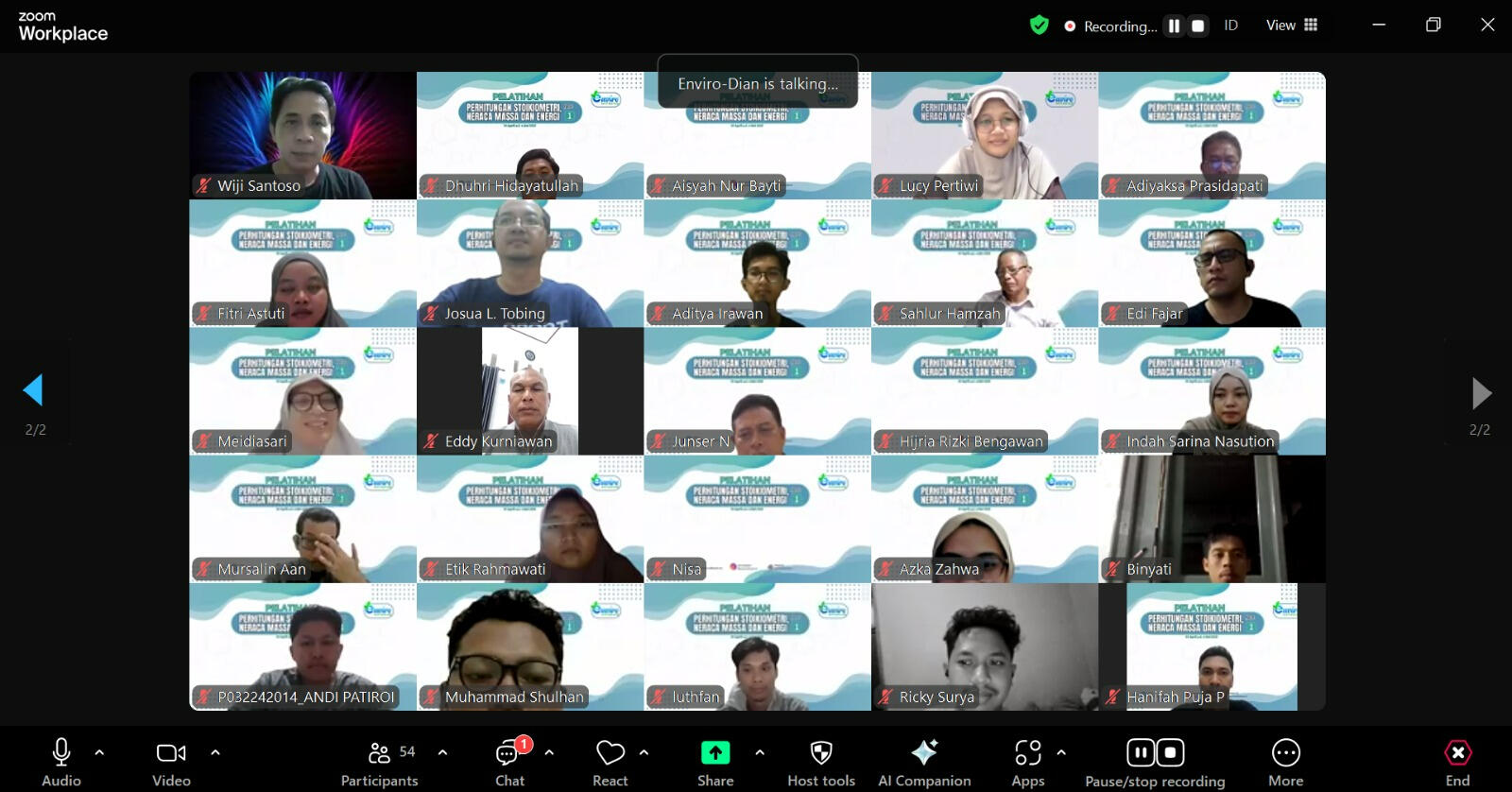 Pelatihan Stoikiometri